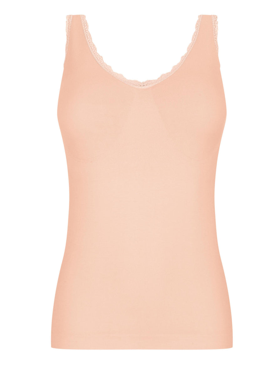 Kitty Seamless Cotton Mastectomy Bra - blush