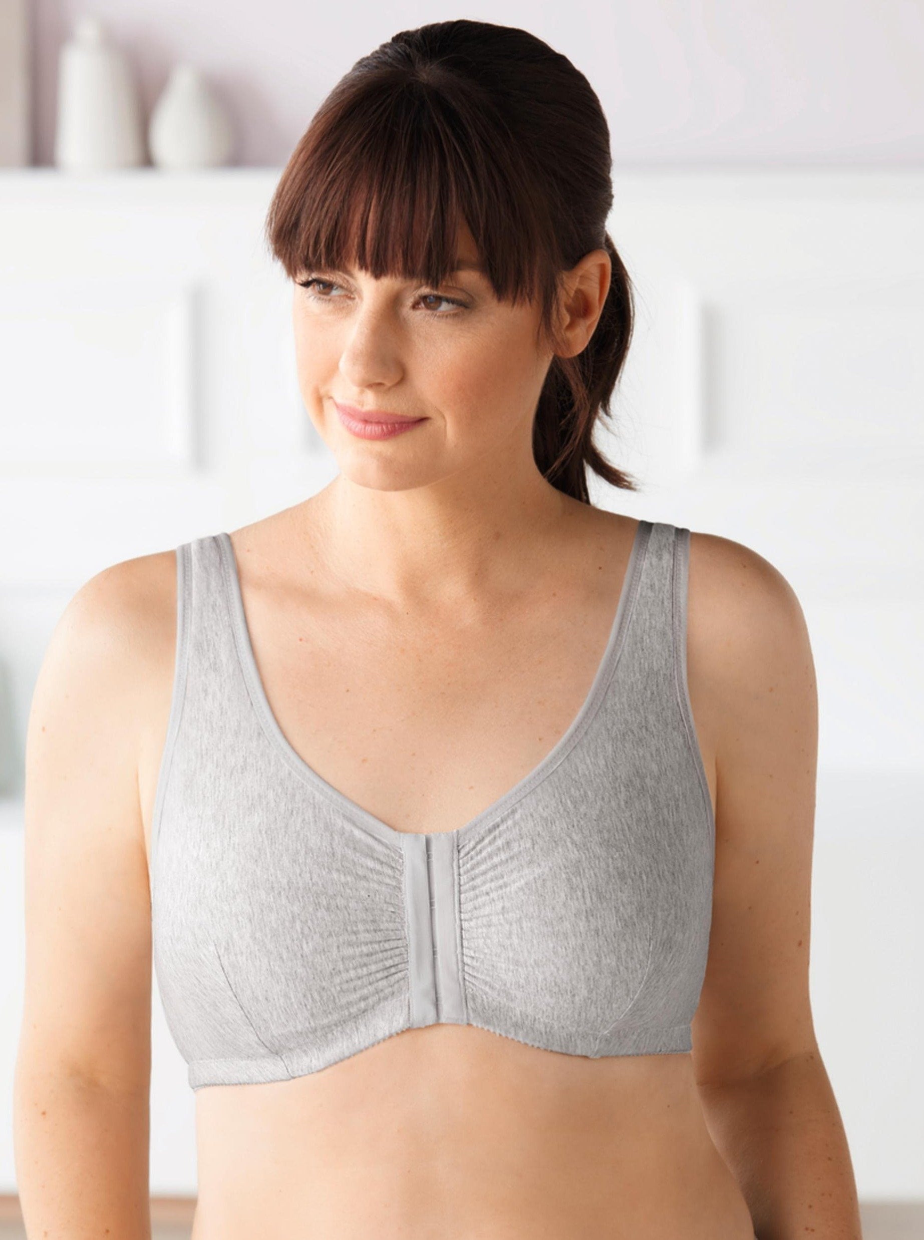 Amoena Frances Front-Close Wire-Free Comfort Bra & Reviews